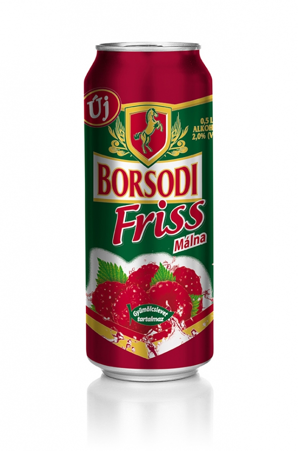 Borsodi Friss Málna csomagolástervezés