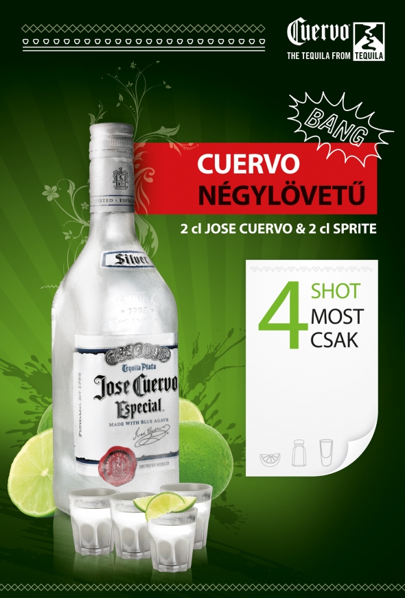 Jose Cuervo plakát tervezés