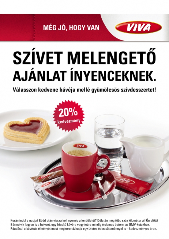 ÖMV - Viva shop plakát tervezés