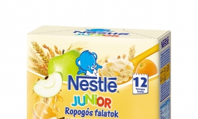 Nestlé Junior Sárga ropogós csomagolástervezés
