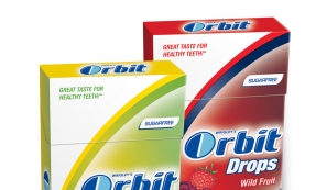 Orbit Drops Lemon Mint és Wild Fruit packshot